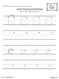Letter C Tracing And Writing Printable Worksheet Writing Practice Worksheets Writing Practice Practices Worksheets