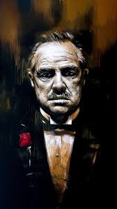 Don Vito Corleone Edited For Wallpaper The Godfather Wallpaper The Godfather The Godfather Poster