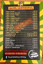 royal kebap haus gilching restaurant happycow