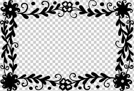 Check spelling or type a new query. Frames Flower Png Clipart Black Black And White Border Border Frames Branch Free Png Download