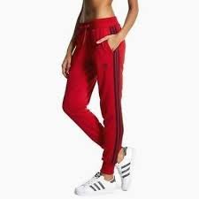 Black And Red Adidas Tracksuit Bottoms Adebay Adidas Firebird Tracksuit Bottoms Women S Red Black 3 Stripes Cuff Pants Size S In 2020 Red Adidas Pants Black Adidas Tracksuit Red Adidas