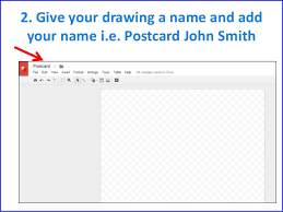 How to make postcards in 5 steps. Make A Postcard Using Google Draw By Fiona Beal