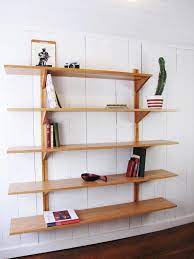 Clara 3 Shelves Modular Shelving Wall Mounted Bookshelves Etsy Wall Mounted Bookshelves Shelves Modular Shelving