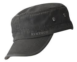 Stetson Datto Military Cap Large Black More Info Could Be Found At The Image Url Mens Newsboy Hat Cap Cap Men