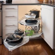 A corner kitchen cabinet is vital to use all space in kitchen as possible. Lemans Ii Kitchen Blind Base Corner Organizers By Hafele Kitchensource Com
