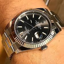 The New Datejust 41 With White Gold Bezel Oyster Bracelet And Dark Rhodium Dial Rolex Datejust 41 Ref Rolex Datejust Rolex Diamond Watch Rolex Watches For Men