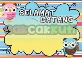 P1015 Poster Selamat Datang Visual Learners Poster Teaching