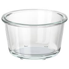 Ikea 365 حافظة طعام دائري زجاج 600 مل Ikea