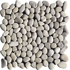 Die top auswahl unter der menge an verglichenenflusskiesel fliesen. Flusskiesel Weiss Rund Auf Netz Flusskiesel Mosaik Fliesen Fliesencenter2000