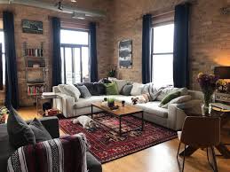 Loft Living Room In Chicago Il Amateurroomporn Chicago Apartment Decor Living Room Loft Living Room Design Small Spaces