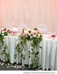 Blumen Dekoration Brautpaartisch Fur Hochzeit Hochzeit Hochzeit Deko Dekoration