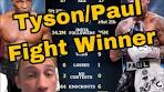 Jake Paul/Mike Tyson Fight Winner - YouTube