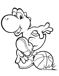 Normally, the trick here is to go under the rock overhang, then it all three boost ramps for a chance to get an item like a mushroom or star to help with the cave shortcut. Basketball To Color For Children Basketball Kids Coloring Pages