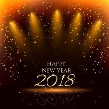 2018 New Year Happy Wallpaper Celebration Occasion Holiday Background Poster Banner Calendar Party Background Party Banner Design New Years Party