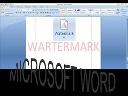 Cara Membuat Watermark Pada Microsoft Word Microsoft Word Words Microsoft