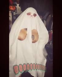 Huge tits ghost fuck - Halloween sex - Night of passion