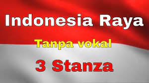 Supratman dengan tiga stanza lengkap. Lagu Indonesian Raya Teks Lirik Karaoke Intro Text Tanpa Vokal Youtube