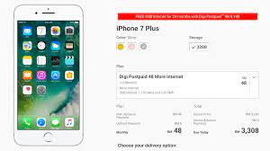 Contact a digi customer service center to get details on deposits and requirements when signing up for a digicell 4g broadband plan. Digi Now Offering Iphone 7 And 7 Plus With Postpaid 48 And Postpaid 98 Plans Lowyat Net