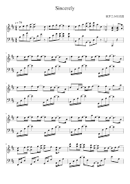 Sincerely Violet Evergarden Sheet Music Musescore Com