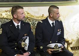Invites the indian authorities to let the two marò return permanently to italy as soon as possible, applying the rule of the national jurisdiction of the flag state in conformity with international law, as previously called for in its resolution of 10 may 2012; Maro Vicenda Ufficialmente Chiusa L India Accetta Il Risarcimento Newsby