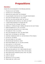 Prepositions Worksheet Free Esl Printable Worksheets Made By Teachers Preposition Worksheets Prepositional Phrases Grammar Worksheets