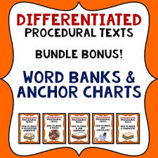 Procedural Writing Templates Bundle 5 How To Packets With Anchor Charts Word