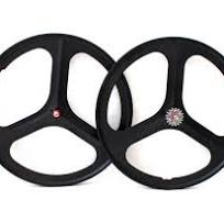 Navigate Tri Spoke Single-Speed Wheelset - Black
