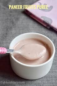 Paneer Puree Healthy Baby Food Indian Dessert Recipes Weaning Foods