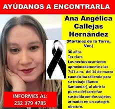 Encuentran a mujer sin vida en Martínez de la Torre, después de haber  desaparecido en Veracruz...Ver más