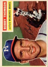 Bobby Thomson 1956 Topps #257 Base Price Guide