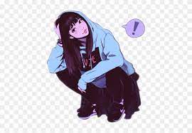 Anime hoodies and sweatshirts designed by independent artists. Artist Anime Anime Anime Girl Wearing Hoodie Free Transparent Png Clipart Images Download