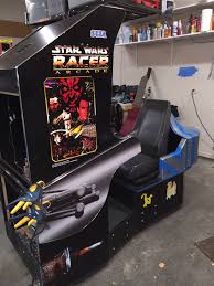 36 x 5ﾠ ﾠ just as pictured. 2000 Sega Star Wars Racer Arcade Pete S Gameroom