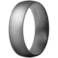 Thunderfit Silicone Wedding Ring For Men Women 4 Rings 1 Ring Rubber Engagement Bands 6mm Wide 1 5mm Thick