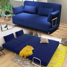 Louis Fashion Modern Large Sized Apartment Folding Sofa Bed 1 5 Meters 1 2 Simple Double Fabric Tatami Lounger Folding Sofa Bed Folding Sofa Cheap Sofa Beds