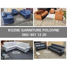Klasične, moderne i stilske ugaone i komplet garniture. Kozne Garniture Polovne Beograd