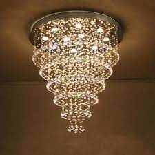 Lamppo design dandelion beaded ceiling light, brass pendant light fixture, flower pendant lights, cellophane brass lamp, crystal chandelier. Multi Layer Round Crystal Chandelier Ceiling Lights Ceiling Lights Round Crystal Chandelier Chandelier Ceiling Lights