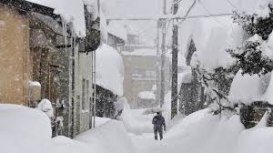 Das war wie schnee im schneesturm schaufeln. Schwerer Schneesturm Legt Teile Japans Lahm Wetter De