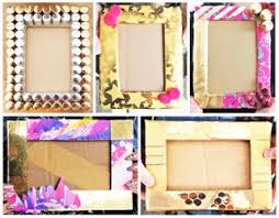 * cardboard * shilpkar clay * talcum powder * clay modeling tools * fabric glue * acrylic paint * paint brush *. Diy Picture Frame From Cardboard And Decorative Materials 14 Steps With Pictures Instructables