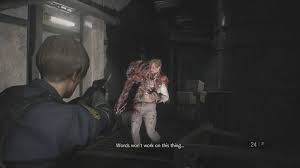 Pick up the stuffed doll (key item) from the rocking chain, examine it, and collect the picture block inside. Police Station B1 3f Leon 2nd Run Guide Resident Evil 2 2019 Neoseeker