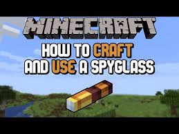 In the crafting form, to create new minecraft 1.17 items. Minecraft 1 17 How To Make A Spyglass