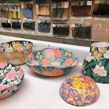 3 642 Likes 37 Comments Leah Goren Leahreenagoren On Instagram Ready To Glaze And A Reminder Yo Ceramic Painting Pottery Painting Painting Workshop