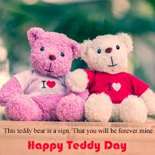 Teddy day is very special day for lovers and couples. Happy Teddy Day Quotes Cute Teddy Bear Status 10th Feb Wishes Msg