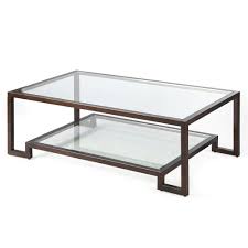 Coffee table gold rectangle stainless steel tempered glass top. Liang Eimil Ming Bronze Glass Coffee Table Shropshire Design