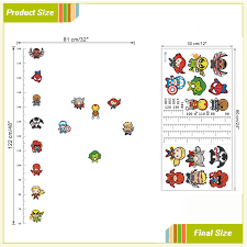 3d Cartoon Movie Avengers Height Measure Chart Wall Stickers For Kids Rooms Decals Art For Nursery Home Decoration Poster
