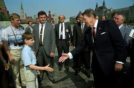 A lot of kgb agents, like putin, had left the organisation, realising it was discredited. Ostensibly A Young Mid Level Kgb Officer Vladimir Putin Extreme Left And Later President Stands By As President Reagan Meets A Young Child In Moscow During The 1980s A Photo On Flickriver