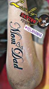 Love Of Mom Dad Tattoo Call Fr Appointment 9066305908 Mom Tattoos Mom Tattoo Designs Mom Dad Tattoos