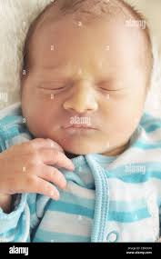 Newborn baby boy days old hi-res stock photography and images