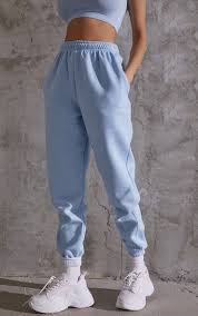Explore our collection of comfortable and cute sweatpants for women in a variety of basic colors. Pastel Blue Sweat Pant Joggers Trousers Prettylittlething