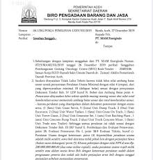 Berikut di bawah ini adalah beberapa contoh surat penawaran barang elektronik yang bisa anda gunakan sebagai bahan referensi dalam menulis surat. Jawaban Pokja Ulp Pemerintah Aceh Terkait Sanggahan Tender Oncology
