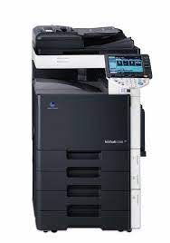 Only when the optional paper feed cabinet/desk is installed. Konica Minolta Bizhub C203 Copia Warehouse Limited